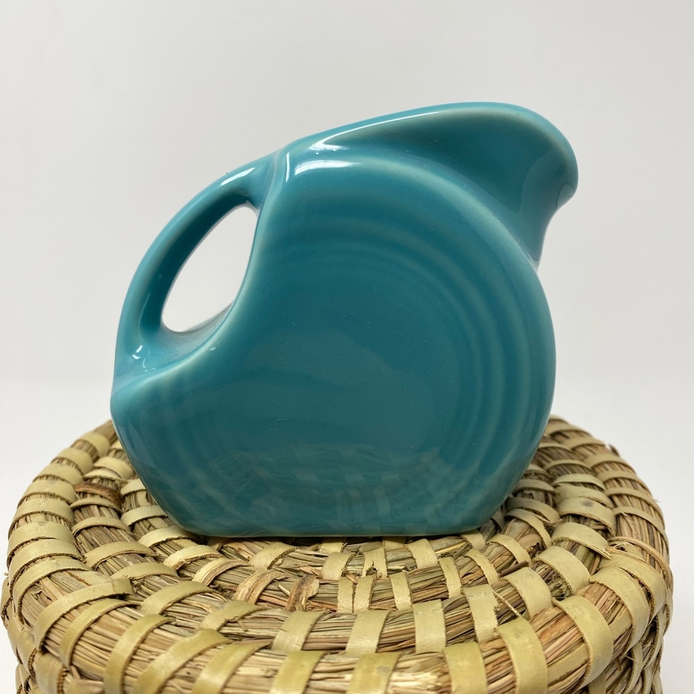 Fiesta Mini Disc Pitcher Turquoise